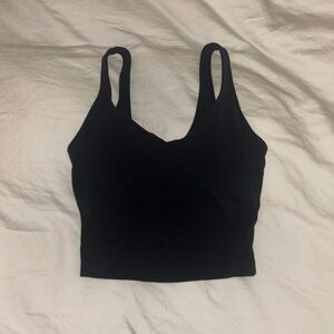 black lulu lemon align tank top
